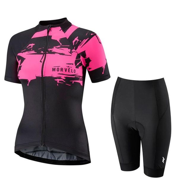 racing sets morvelo 2021 women cycling jersey shorts set quick-dry short sleeve summer breathable clothing bicycle clothes roupa ciclismo, Black;blue
racing sets morvelo 2021 women cycling jersey shorts set quick-dry short sleeve summer breathable clothing bicycle clothes roupa ciclismo, Black;blue