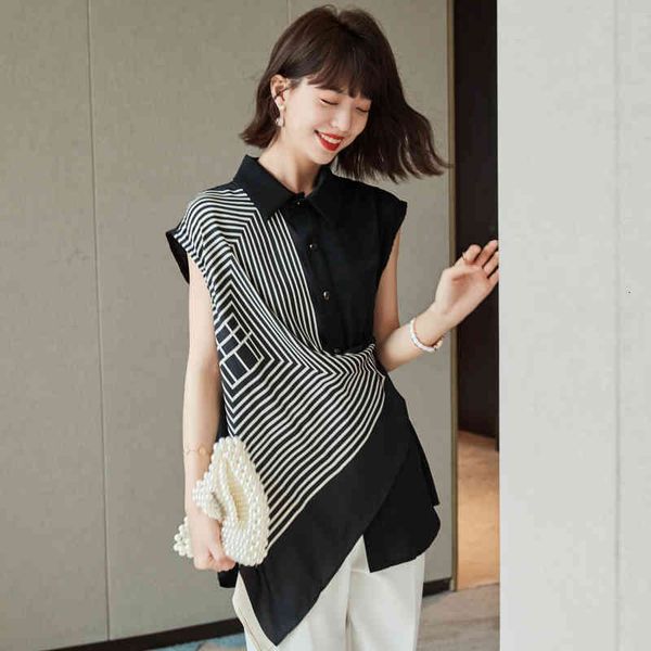 women's blouses & shirts new summer vintage print female oversize womens shirt sleeveless girls blouse plus size women femme, White
women's blouses & shirts new summer vintage print female oversize womens shirt sleeveless girls blouse plus size women femme, White