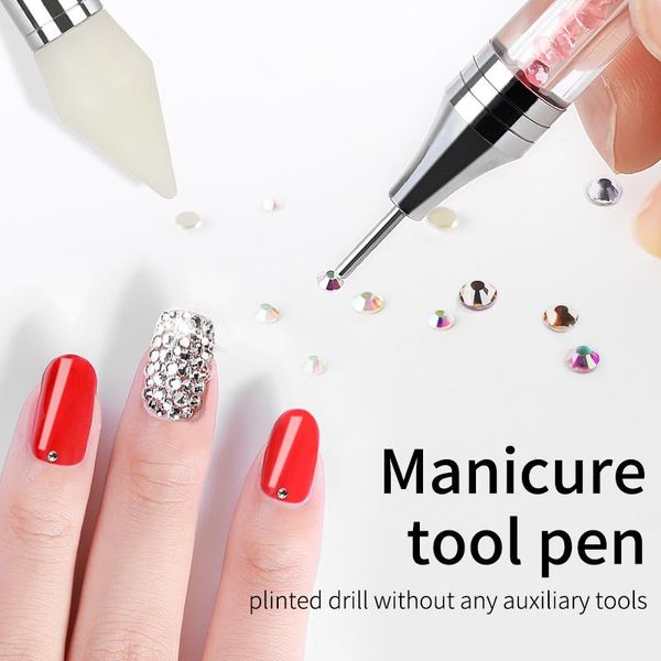 dotting tools double head acrylic crystal handle nail art pen rhinestones accessories picker nails painting was, Silver
dotting tools double head acrylic crystal handle nail art pen rhinestones accessories picker nails painting was, Silver