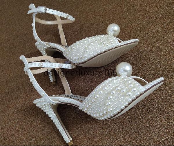 women's high heel sandals calfskin metal pearl fish mouthlete glass wedding with bailey crystal, Black
women's high heel sandals calfskin metal pearl fish mouthlete glass wedding with bailey crystal, Black