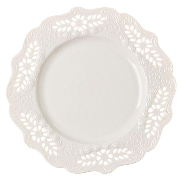 dishes & plates 1pc european decorative plate round steak household salad (white)
dishes & plates 1pc european decorative plate round steak household salad (white)