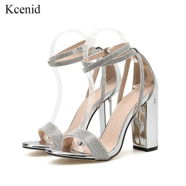 kcenid silver rhinestone sandals block heel women open toe high ankle strap wedding party shoes size 35-42, Black
kcenid silver rhinestone sandals block heel women open toe high ankle strap wedding party shoes size 35-42, Black