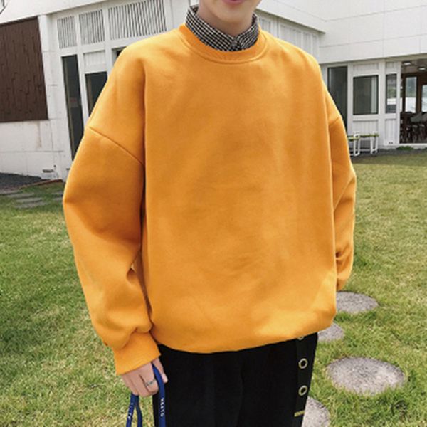 men's hoodies & sweatshirts spring for men fashion shirt long-sleeve couple o-neck pullover let fall hoodies men's clothes solid c, Black 
men's hoodies & sweatshirts spring for men fashion shirt long-sleeve couple o-neck pullover let fall hoodies men's clothes solid c, Black