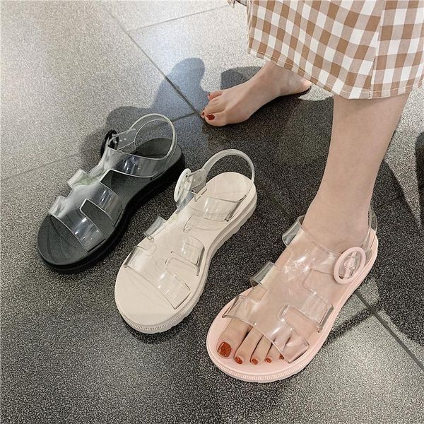 sandals korean fashion web celebrity ins trend girl heart cute female students transparent flat roman shoes summer, Black
sandals korean fashion web celebrity ins trend girl heart cute female students transparent flat roman shoes summer, Black