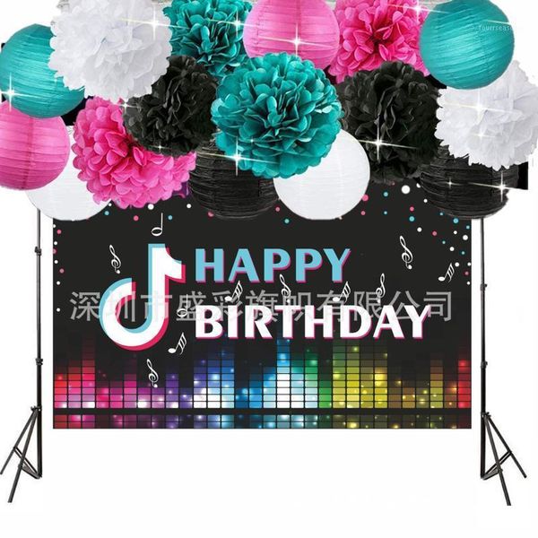 party decoration birthday backdrop sign poster banner with fashion music bright theme for background decorations supplies1
party decoration birthday backdrop sign poster banner with fashion music bright theme for background decorations supplies1