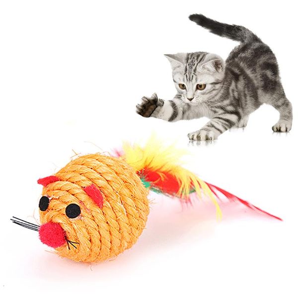 cat toys 1pcs random color sisal toy creative interactive funny pet chase mouse for kittens kitten training supply
cat toys 1pcs random color sisal toy creative interactive funny pet chase mouse for kittens kitten training supply