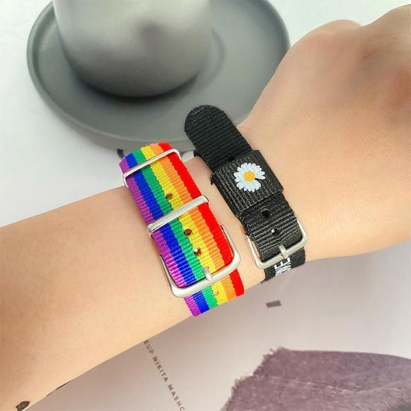 charm bracelets daxi 2pcs daisy strap for girls boys friends rainbow couples' wristband bracelet woman man adjustable jewelry gift, Golden;silver
charm bracelets daxi 2pcs daisy strap for girls boys friends rainbow couples' wristband bracelet woman man adjustable jewelry gift, Golden;silver