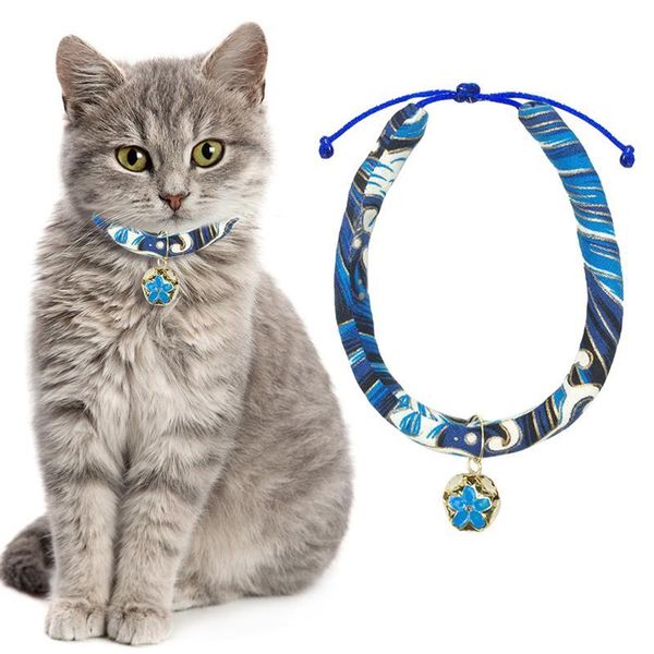 cat collars & leads 1 pc cotton pet collar fashionable printed japanese style kitten with bell adjustable anti-lost supplies
cat collars & leads 1 pc cotton pet collar fashionable printed japanese style kitten with bell adjustable anti-lost supplies