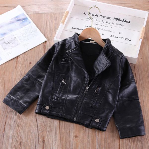 jackets children's boutique clothing boys and girls coats leather black zipper jacket boy autumn kids fashion, Blue;gray
jackets children's boutique clothing boys and girls coats leather black zipper jacket boy autumn kids fashion, Blue;gray