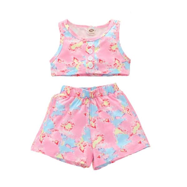clothing sets toddler kids baby girls fashion button tie-dyed vest + shorts outfits set summer children suit casual clothes, White
clothing sets toddler kids baby girls fashion button tie-dyed vest + shorts outfits set summer children suit casual clothes, White