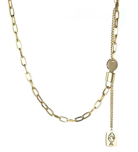 pendant necklaces 316l stainless steel hiphop exaggerated thick chain double titanium key boy necklace no fade, Silver
pendant necklaces 316l stainless steel hiphop exaggerated thick chain double titanium key boy necklace no fade, Silver