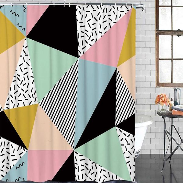 shower curtains triangle geometric figure line wave curtain polyester fabric bathroom home decor waterproof with hooks
shower curtains triangle geometric figure line wave curtain polyester fabric bathroom home decor waterproof with hooks