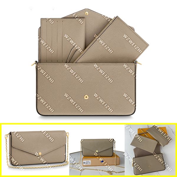 genuine leather elephant grey/milk white pochette chain bag women shoulder handbags embossed flower fashion crossbody purse card holder wall
genuine leather elephant grey/milk white pochette chain bag women shoulder handbags embossed flower fashion crossbody purse card holder wall