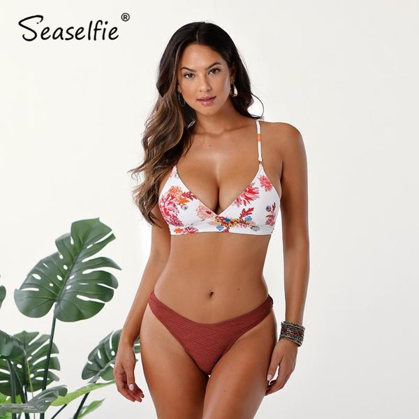 floral printed textured bikini sets women v-neck lace up two pieces swimsuits 2021 beach swimming suit women's swimwear, White;black
floral printed textured bikini sets women v-neck lace up two pieces swimsuits 2021 beach swimming suit women's swimwear, White;black