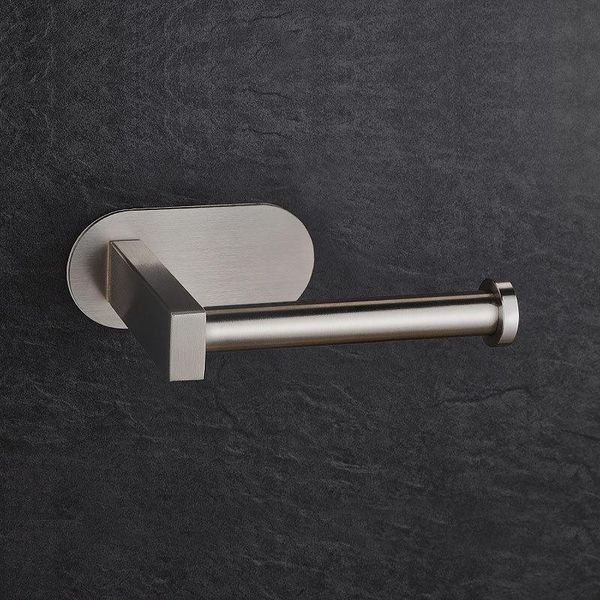towel racks toilet paper holder, stainless steel wall mount self adhesive roll holder for bathroom and kitchen 
towel racks toilet paper holder, stainless steel wall mount self adhesive roll holder for bathroom and kitchen