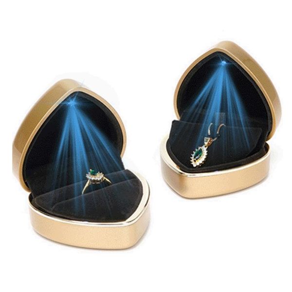 jewelry pouches, bags heart-shaped led light wedding ring box engagement rings necklace case n0he, Pink;blue
jewelry pouches, bags heart-shaped led light wedding ring box engagement rings necklace case n0he, Pink;blue