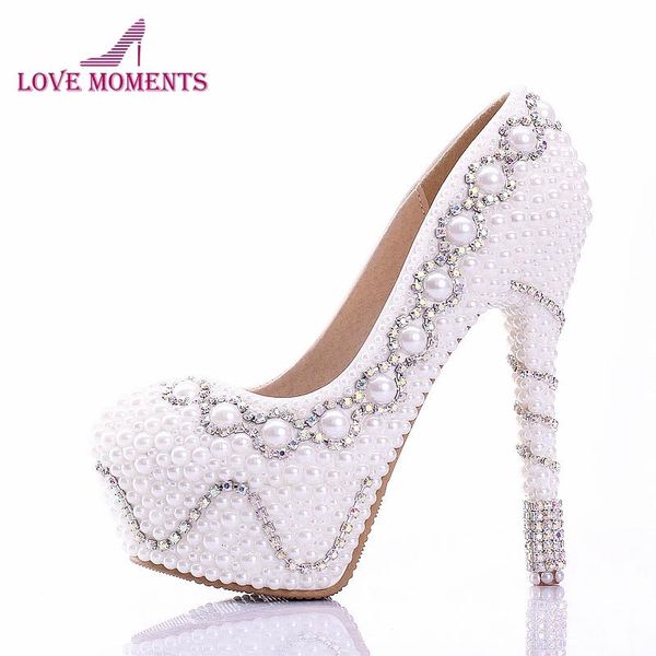 white pearl gorgeous wedding party shoes colorful bridal dress good quality high heel women prom pumps, Black
white pearl gorgeous wedding party shoes colorful bridal dress good quality high heel women prom pumps, Black