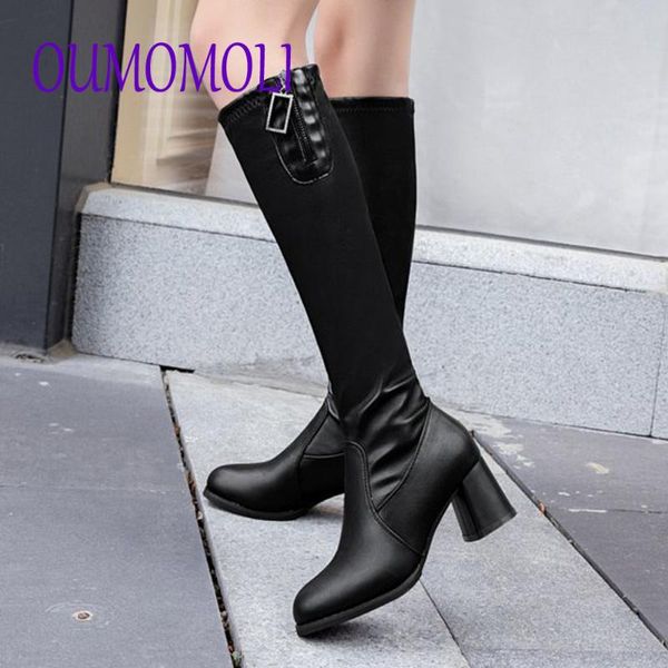 boots 2021 pu leather long woman motorcycle belt strap metal zipper square heel knee high q953, Black
boots 2021 pu leather long woman motorcycle belt strap metal zipper square heel knee high q953, Black