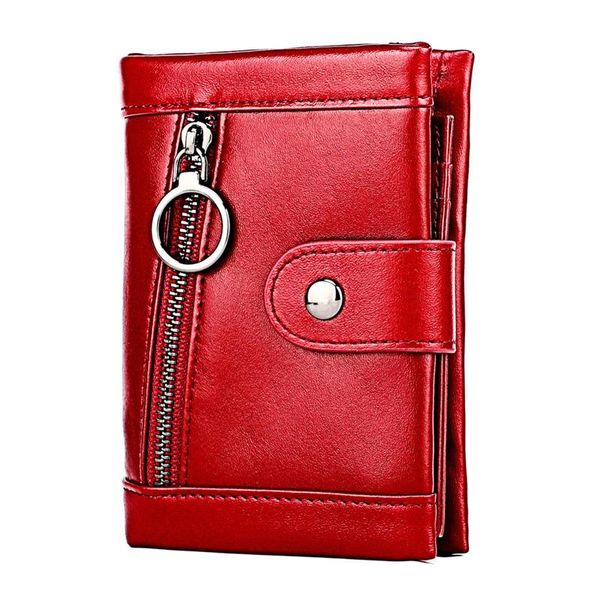 fashion genuine leather women wallet bi-fold wallets red id card holder coin purse small women's, Red;black
fashion genuine leather women wallet bi-fold wallets red id card holder coin purse small women's, Red;black