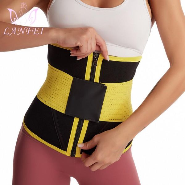 women's shapers lanfei waist trainer body shaper tummy belt slimming neoprene with zipper corset workout for women weight loss belly be, Black;white 
women's shapers lanfei waist trainer body shaper tummy belt slimming neoprene with zipper corset workout for women weight loss belly be, Black;white