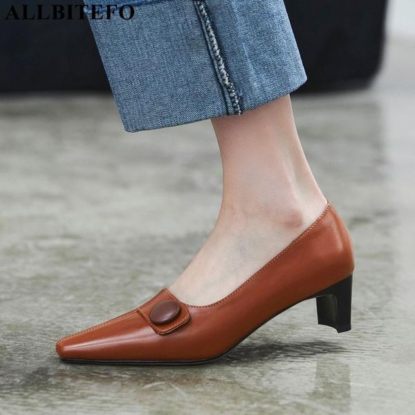 dress shoes allbitefo fashion retro full genuine leather brand high heels office ladies women heel party, Black
dress shoes allbitefo fashion retro full genuine leather brand high heels office ladies women heel party, Black