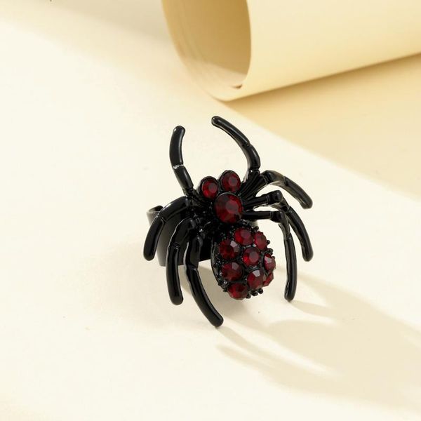 cluster rings origin summer hiphop gothic black spider ring for women punk red rhinestone metal open adjustable index finger jewelry, Golden;silver
cluster rings origin summer hiphop gothic black spider ring for women punk red rhinestone metal open adjustable index finger jewelry, Golden;silver