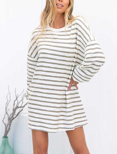 vintage striped women dress casual loose o-neck long sleeve spring autumn lady dresses vestidos w257 210526, Black;gray
vintage striped women dress casual loose o-neck long sleeve spring autumn lady dresses vestidos w257 210526, Black;gray