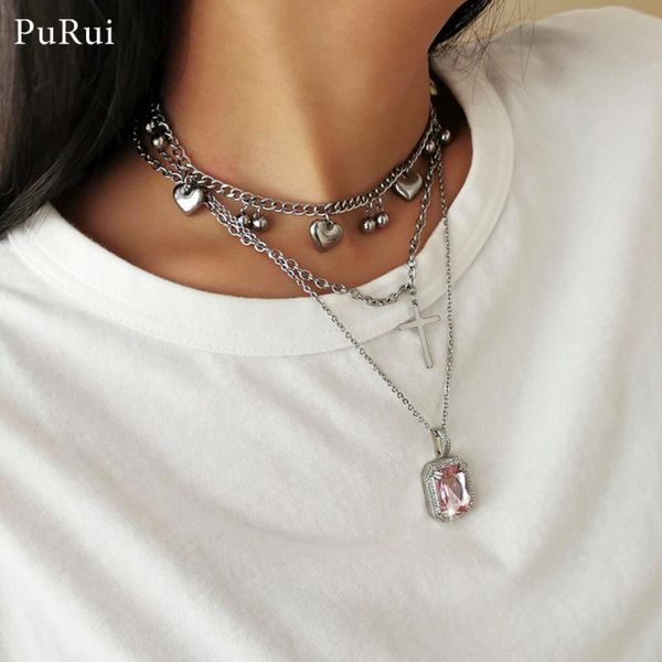 fashion multilayer squre rhinestone & cross pendant necklaces for women men heart choker necklace accessories party jewelry, Silver
fashion multilayer squre rhinestone & cross pendant necklaces for women men heart choker necklace accessories party jewelry, Silver