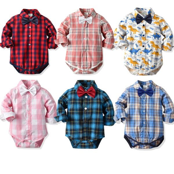 gentleman infant baby boys romper+bow long sleeve single breasted plaid print xmas jumpsuits 6 colors, White
gentleman infant baby boys romper+bow long sleeve single breasted plaid print xmas jumpsuits 6 colors, White