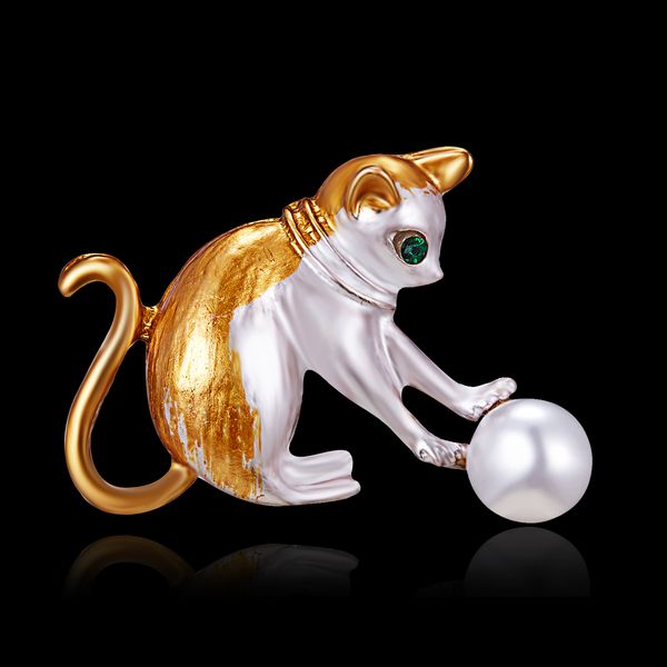 funny pearl and cat cat jewelry cat pin with pearl tassel brooch badge for girl friend giftdio chan contact, Gray
funny pearl and cat cat jewelry cat pin with pearl tassel brooch badge for girl friend giftdio chan contact, Gray