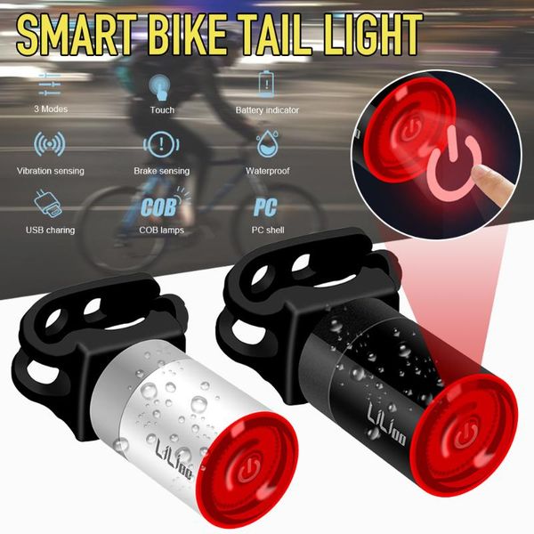 bike lights smart brake 60lm led bicycle tail light usb safety rear warning flash lamp taillight night equipment ipx6 3 modes
bike lights smart brake 60lm led bicycle tail light usb safety rear warning flash lamp taillight night equipment ipx6 3 modes