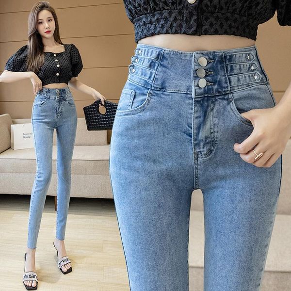 women's jeans high waist slim 2021 autumn korean style stretch slimming versatile pencil pants cropped skinny, Blue
women's jeans high waist slim 2021 autumn korean style stretch slimming versatile pencil pants cropped skinny, Blue