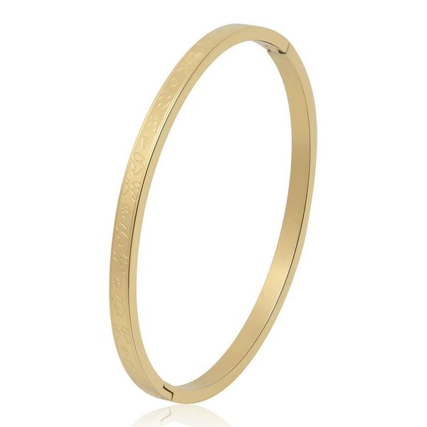 fashion stainless steel jewelry carved double love graphic bangle for woman bracelet party gift wholesale b-451, Black
fashion stainless steel jewelry carved double love graphic bangle for woman bracelet party gift wholesale b-451, Black