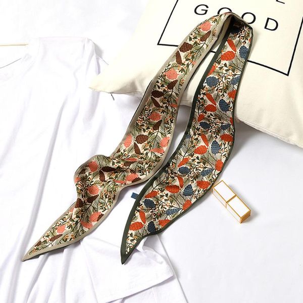 scarves moribty floral women silk scarf long skinny hair ribbon headband foulard femme neckerchief summer vintage bag ties for ladies, Blue;gray
scarves moribty floral women silk scarf long skinny hair ribbon headband foulard femme neckerchief summer vintage bag ties for ladies, Blue;gray