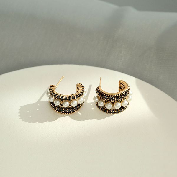 special offer 70% off luxury jewelry s925 silver needle french hepburn advanced pearl c-shaped bronze circle earrings m3qm, Golden;silver
special offer 70% off luxury jewelry s925 silver needle french hepburn advanced pearl c-shaped bronze circle earrings m3qm, Golden;silver