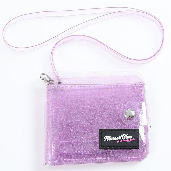 card holders bentoy transparent pvc id wallet short money purse fashion clear jelly wallets women cards cover bag, Brown;gray
card holders bentoy transparent pvc id wallet short money purse fashion clear jelly wallets women cards cover bag, Brown;gray