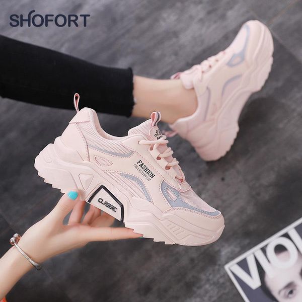 dress shoes shofort women wedge platform casual sneakers sports dad footwear lace-up breathable ladies zapatos de mujer, Black
dress shoes shofort women wedge platform casual sneakers sports dad footwear lace-up breathable ladies zapatos de mujer, Black