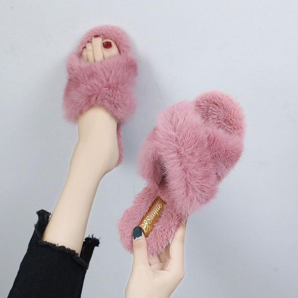 woman shoes fur slippers women 2021 cross-flip net red flat-heel home cotton fashion, Black
woman shoes fur slippers women 2021 cross-flip net red flat-heel home cotton fashion, Black