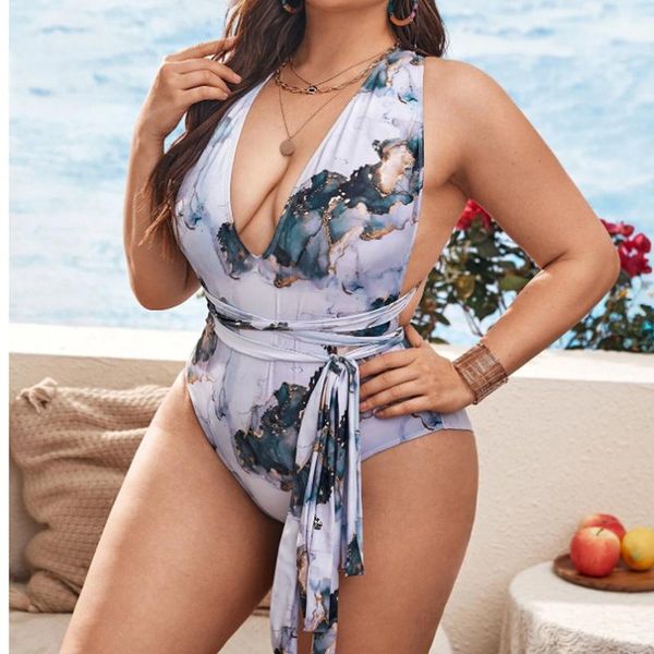 one-piece suits plus size 6xl 8xl deep v collar one piece swimsuit female summer cross bandage beachwear monokini bikini set bathing su
one-piece suits plus size 6xl 8xl deep v collar one piece swimsuit female summer cross bandage beachwear monokini bikini set bathing su