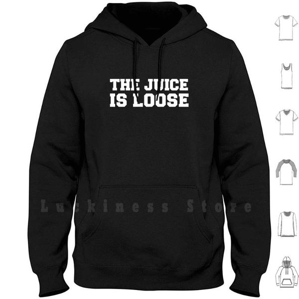the juice is loose hoodies lose oj sport prison bronco white men's & sweatshirts, Black
the juice is loose hoodies lose oj sport prison bronco white men's & sweatshirts, Black