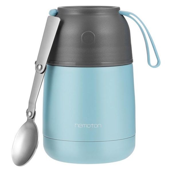 dinnerware sets 450ml insulated jar lunch box soup holder equipped with spoon portable container heat preservation cold insulation blue
dinnerware sets 450ml insulated jar lunch box soup holder equipped with spoon portable container heat preservation cold insulation blue