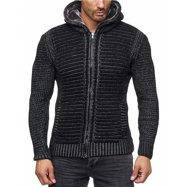 men's sweaters 2021 autumn and winter european american large sweater men's high neck hooded cardigan knitted top, White;black
men's sweaters 2021 autumn and winter european american large sweater men's high neck hooded cardigan knitted top, White;black