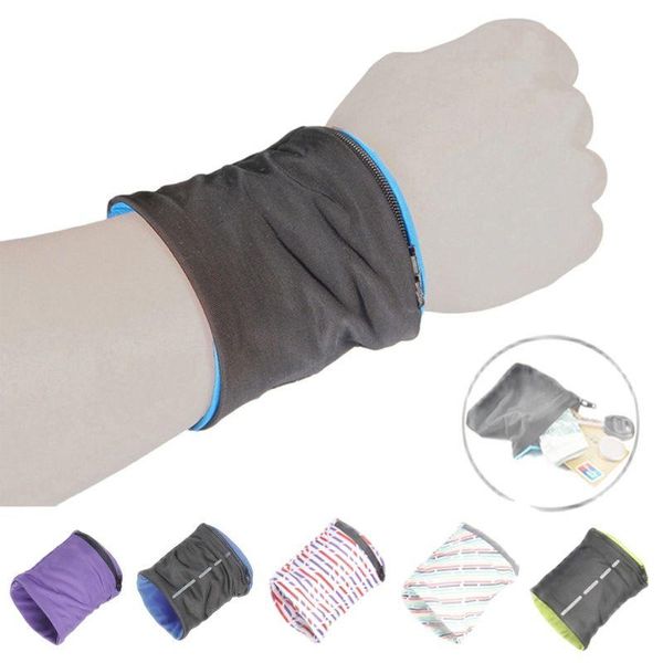 wrist support reflective zipper pocket wallet pouch bag running cycling sport wristband keys coin storage, Black;red
wrist support reflective zipper pocket wallet pouch bag running cycling sport wristband keys coin storage, Black;red