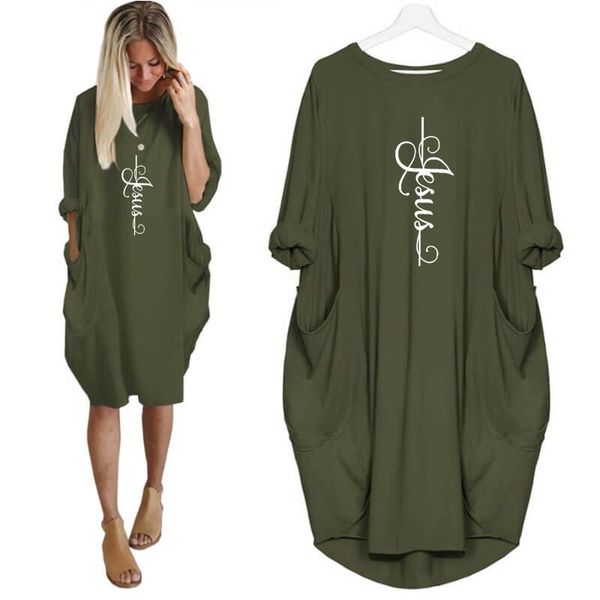 jesus cross christian pray faith letter print dress for female harajuku long sleeve vintage women femme lover summer gift casual dresses, Black;gray
jesus cross christian pray faith letter print dress for female harajuku long sleeve vintage women femme lover summer gift casual dresses, Black;gray