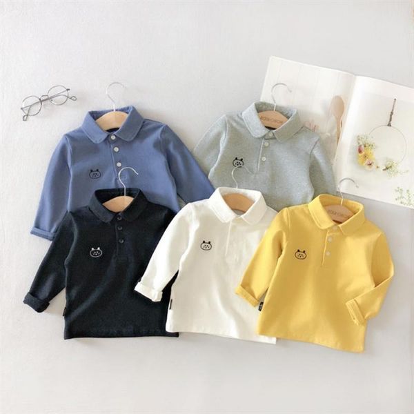 shirts autumn baby kids long sleeve cotton blouse casual boys and girls cartoon embroidery lapel solid color comfortable shirt, White;black
shirts autumn baby kids long sleeve cotton blouse casual boys and girls cartoon embroidery lapel solid color comfortable shirt, White;black