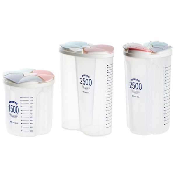 storage bottles & jars kitchen grain box transparent plastic compartment barrel sealed cereal food containers jar household accessories
storage bottles & jars kitchen grain box transparent plastic compartment barrel sealed cereal food containers jar household accessories