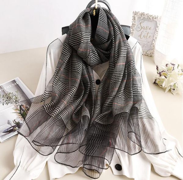 scarves wy61 spring and autumn silk blended plaid scarf female warm decorative holiday air conditioning room shawl, Blue;gray
scarves wy61 spring and autumn silk blended plaid scarf female warm decorative holiday air conditioning room shawl, Blue;gray