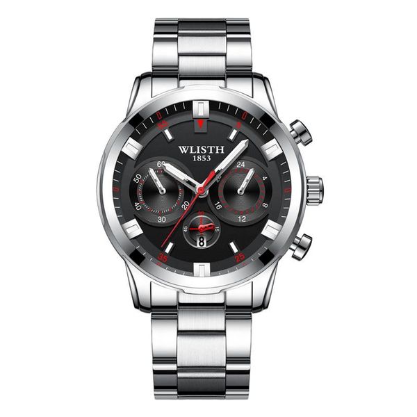 wristwatches fashion men's watch decorated three-hand quartz steel band waterproof student wholesale, Slivery;brown
wristwatches fashion men's watch decorated three-hand quartz steel band waterproof student wholesale, Slivery;brown