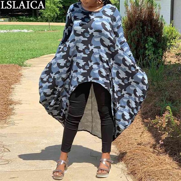 loose long sleeve dress for women camouflage print irregular hem woman africa elegant streetwear es autumn 210515, Black;gray
loose long sleeve dress for women camouflage print irregular hem woman africa elegant streetwear es autumn 210515, Black;gray