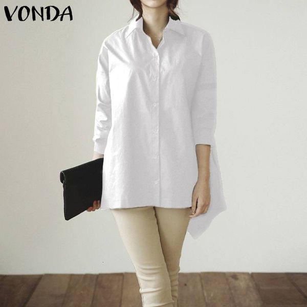 blouses women tunic office ladies shirts 2021 vonda female asymmetric blouse long sleeve lapel collar pleated blusas plus size, White
blouses women tunic office ladies shirts 2021 vonda female asymmetric blouse long sleeve lapel collar pleated blusas plus size, White